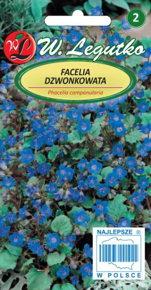 Nasiona Facelia dzwonkowata ciemnoniebieska, 0,5g