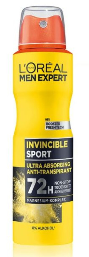 (DE) L’Oreal, Invincible Sport,  Dezodorant, 150 ml (PRODUKT Z NIEMIEC)