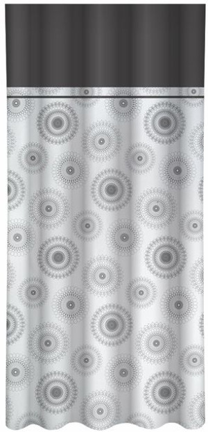 Zasłona Gotowa Na Żabki 140x270 Na Taśmie Stylowa Geometryczna
