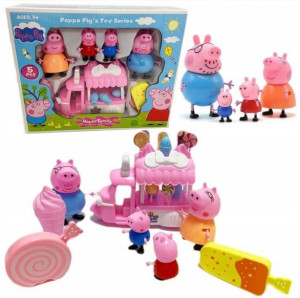 Świnka Peppa figurki lodziarnia