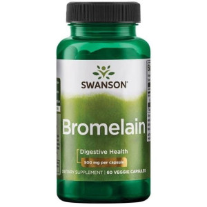 SWANSON Bromelina Maksymalna Moc 60 kaps.