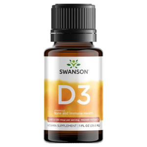SWANSON Witamina D3 W Płynie 29,6 ml