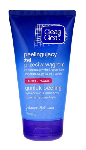 Clean&Clear Peelingujący żel przeciw wągrom 150ml