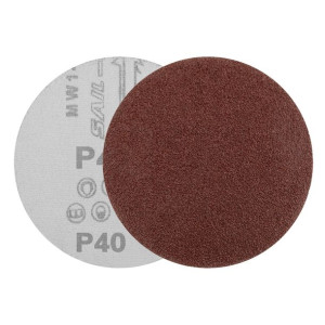 Papier ścierny P40 NA RZEP 125mm do szlifierki 10 sztuk