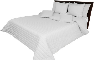 Narzuta Pikowana 200x220 Na Łóżko Elegancka Stylowa Szara
