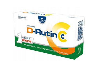Oleofarm, D-Rutin CC, 60 kapsułek