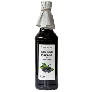 Sok z aronii BIO 500ml 100% SOKU ZE ŚWIEŻYCH OWOCÓW