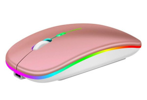 Ak211c Mysz Bezprzewodowa Rgb Rose Gold