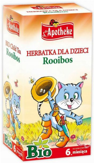 Apotheke, BIO Herbata dla dzieci Rooibos, 20 x 1,5 g