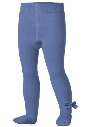 Sówka rajstopki z kokardkami jeans - 50-56