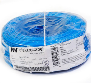 Przewód instalacyjny Lgy linka 2,5mm niebie 100m