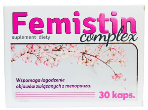 Femistin complex, łagodzi objawy menopauzy, 30 kapsułek