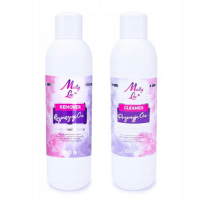 Molly Lac 2x1000 CLEANER ACETON płyny do paznokci