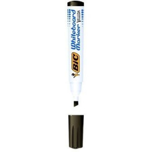 Marker VELLEDA 1751 suchościeralny czarny BIC ECO ścięta końcówka 904946