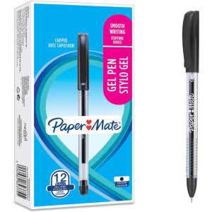 Długopis żelowy JIFFY 0.5mm czarny 2084375 PAPREMATE