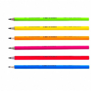 Ołówki grafitowe TRIOGRAPH MIX FLUO 1870/B KOH-I-NOOR