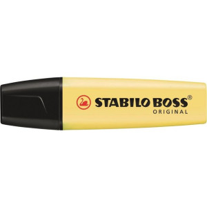 Zakreślacz STABILO BOSS 70/144 pastelowy żółty żółty