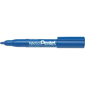 Marker permanentny NN50 niebieski okrągła końcówka PENTEL