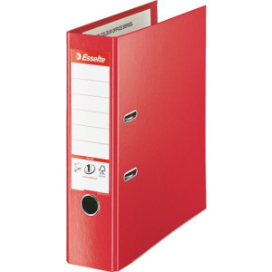 Segregator A4/80mm czerwony ESSELTE PLUS VIVIDA No.1 81183