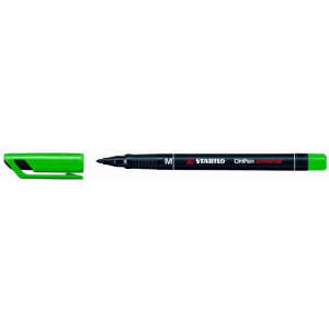 Foliopis STABILO OHPen M niezmywalny 1.0mm zielony 843/36