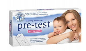 Pre-test , test ciążowy, Płytkowy 1 sztuka