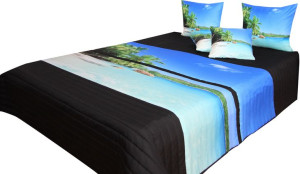 Narzuta Pikowana 3d 220x240 Na Łóżko Elegancka Plaża