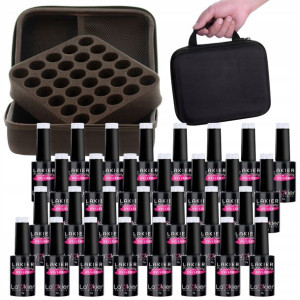 30x Lakier hybrydowy La'kier kolor + ETUI KUFER