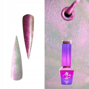 Efekty w pędzelku lakiery hybrydowe Molly LUX 586