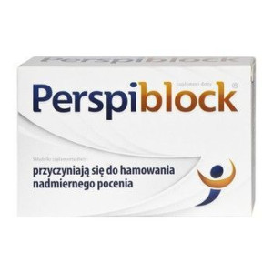Perspiblock, nadmierna potliwość, 30 tabletek