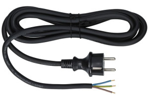 Przewód Kabel z wtyczką Guma IP44 3x2,5 3m