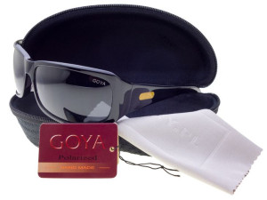 Czarne damskie okulary przeciwsłoneczne z filtrem polaryzacyjnym - Goya G 1