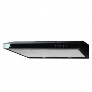 Okap podszafkowy AKPO WK-7 K GLASS 60 CZARNY/CZARNE SZKŁO (166 m3/h; 600mm;