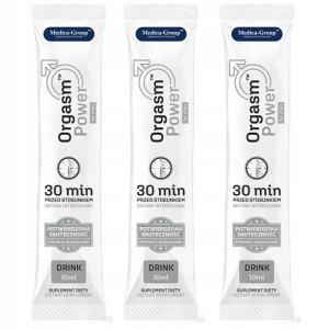 3 X Orgasm Power Drink Erekcja Wytrysk Potencja