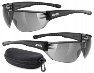 UVEX Okulary rowerowe Sportstyle 204 black S3+ETUI