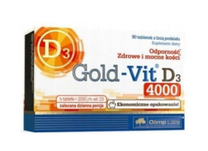 Olimp Gold-Vit D3 4000, witamina D3, 90 tabletek