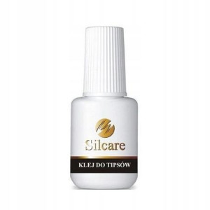 MOCNY Klej do tipsów 7g z pędzelkiem glue Silcare