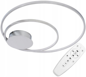 Lampa Sufitowa Plafon Led Chrom Pilot Okrągła