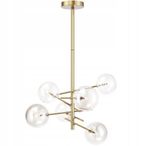 Lampa Sufitowa Wisząca Industrial Złota App919-6cp