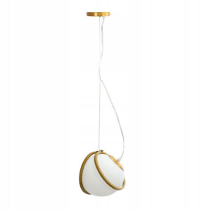 Lampa Wisząca App1088-1cp Gold White E27