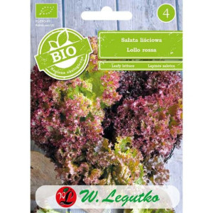 Nasiona BIO, Sałata Lollo rossa - czerwone 0,5g