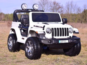 Samochód na akumulator Jeep Wrangler Rubicon 4x4 Biały