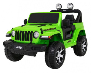 Samochód na akumulator Jeep Wrangler Rubicon 4x4 Zielony