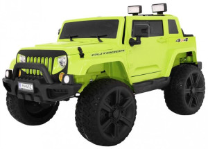 Pojazd auto samochód na akumulator Mighty Jeep 4x4 Zielony