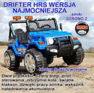 Pojazd RAPTOR Drifter Koła EVA 2 4G Niebieski
