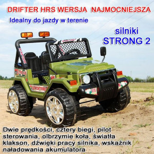 Pojazd RAPTOR Drifter Koła EVA 2 4G Zielony