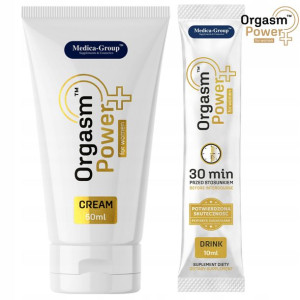 Orgasm Power Krem + Drink Libido Sex Podniecenie