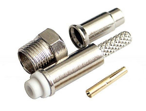 Złącze gniazdo FME na kabel RG174 ZACISKAN - 2 SZT