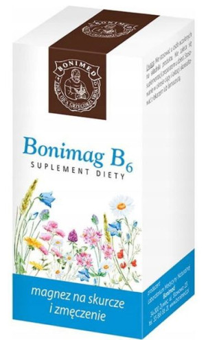 Bonimed, Bonimag B6, magnez na skurcze, 50 kapsułek