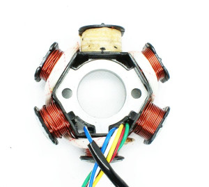 Cewki Iskrownika (stator) 6-zwojowe (1 Nieuzw.) 4t Gy6 125ccm