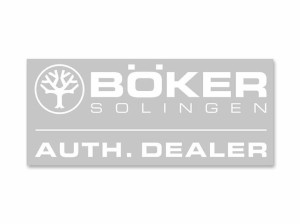 Naklejka Boker na szybę - Authorized Dealer